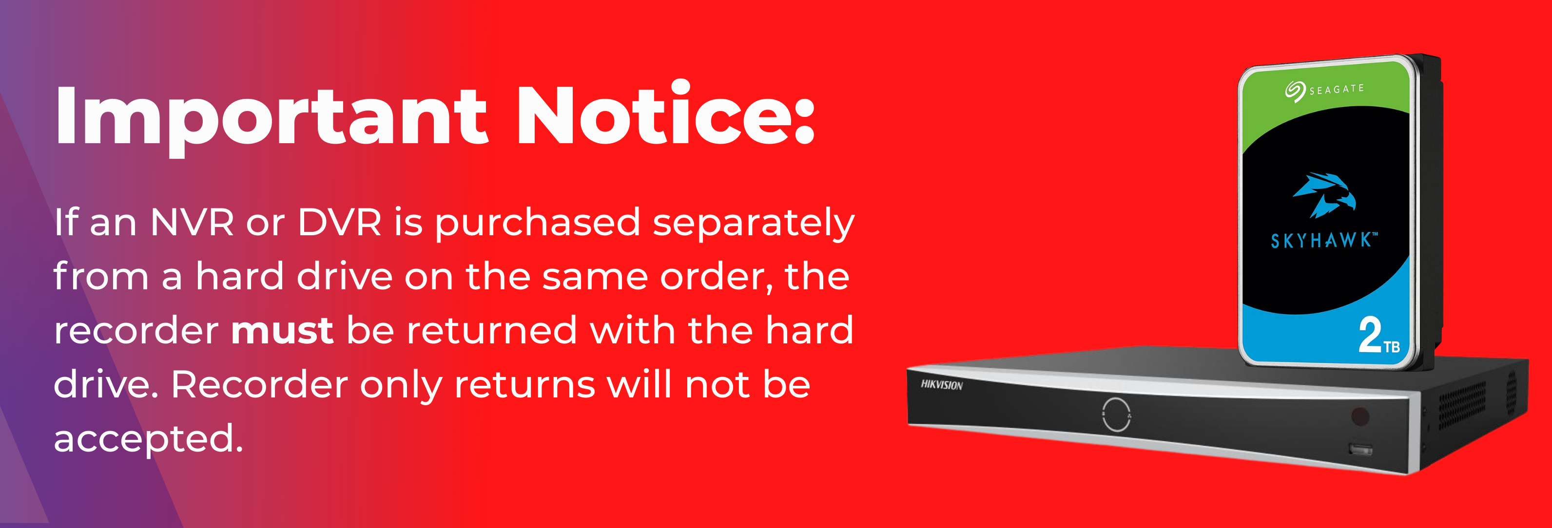 Important Notice - recorders